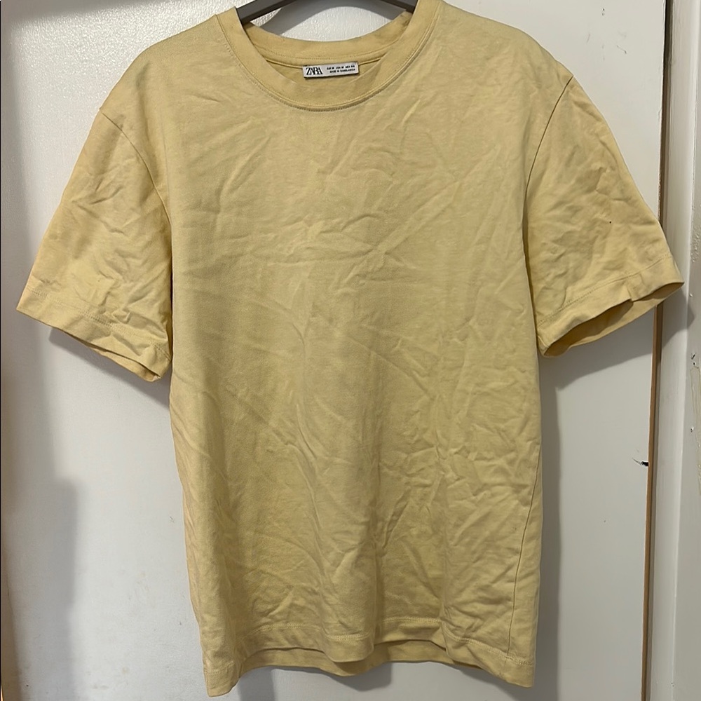 Zara Yellow Short Sleeve Tee